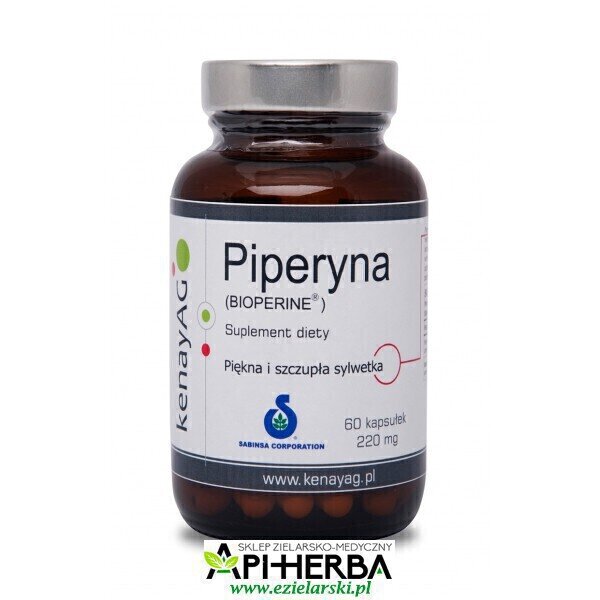 Piperyna (BIOPERINE®) 60 kapsułek - suplement diety. KenayAG (1)
