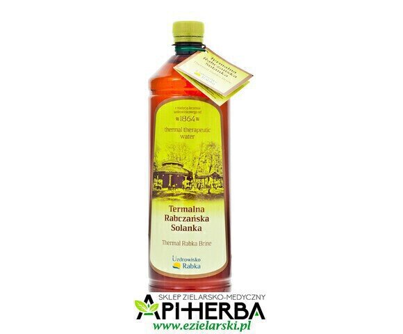 Termalna Rabczańska Solanka Jodowo-Bromowa 1000ml. Rabka Zdrój (1)