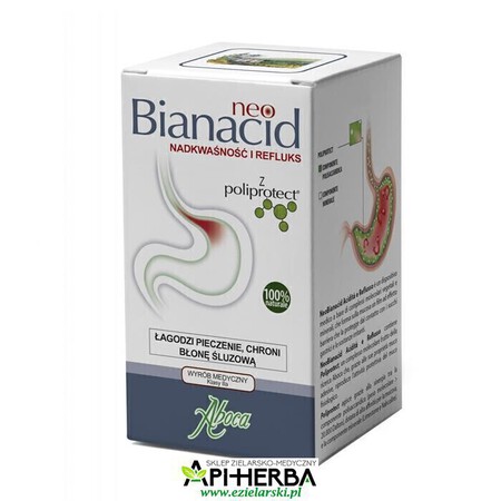 Neo Bianacid Nadkwaśność i Refluks 14 tabletek do ssania - Aboca (1)