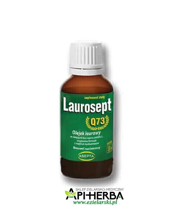 Olejek z liści laurowych i kurkumy – Laurosept Q73 – 30ml (1)