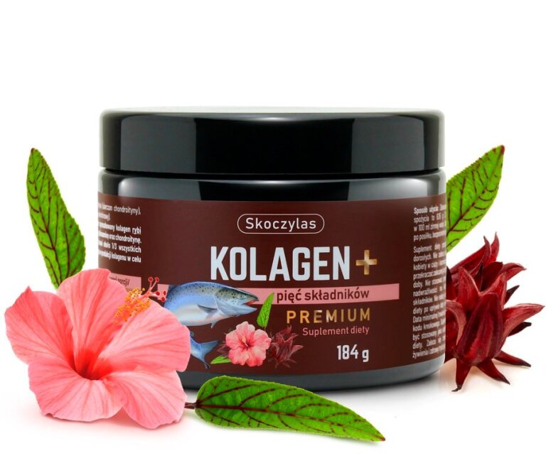 Kolagen z łososia + pięć składników PREMIUM 184gr. Marek Skoczylas