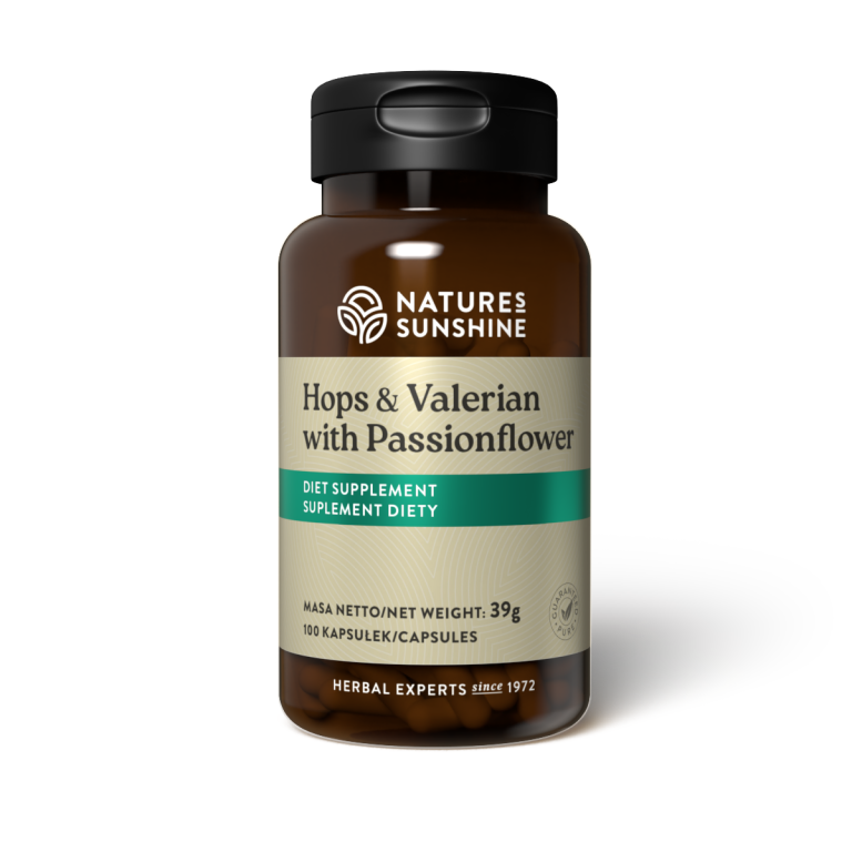Hops and Valerian with Passionflower (100 kaps.) 
