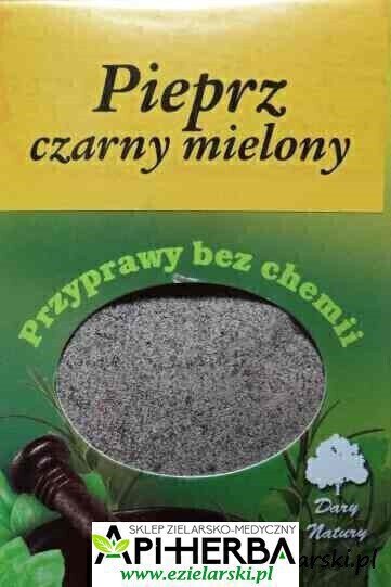 PIEPRZ CZARNY MIELONY 50g - Dary Natury (1)