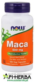 Maca 500 mg, 100 kaps, NOW Foods
