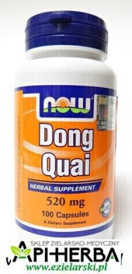 Dong Quai 520 mg, 100 kaps. NOW Foods