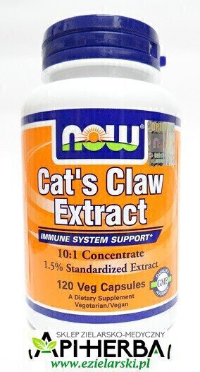 Cat's Claw EXRTRACT - 120 kapsułek. NOW Foods (1)