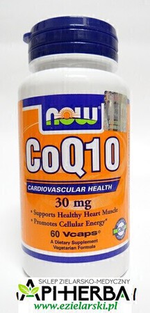 CoQ10 30 mg, 60 kaps. NOW Foods (1)