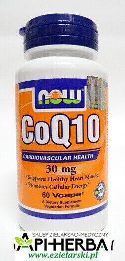 CoQ10 30 mg, 60 kaps. NOW Foods (1)