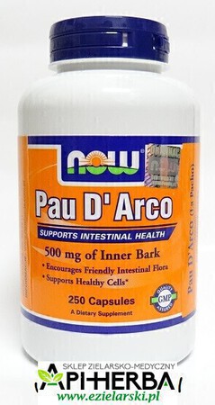 Pau D' Arco 500 mg, 250 kaps. NOW Foods (1)