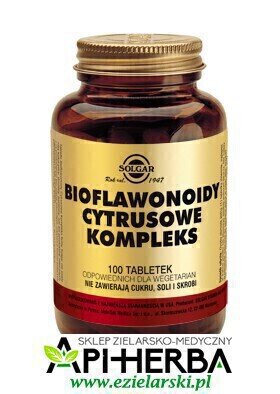 BIOFLAWONOIDY CYTRUSOWE Kompleks 1000 mg, 100 tabl. Solgar (1)