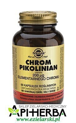 CHROM PIKOLINIAN 200μg, 90 kaps. Solgar (1)