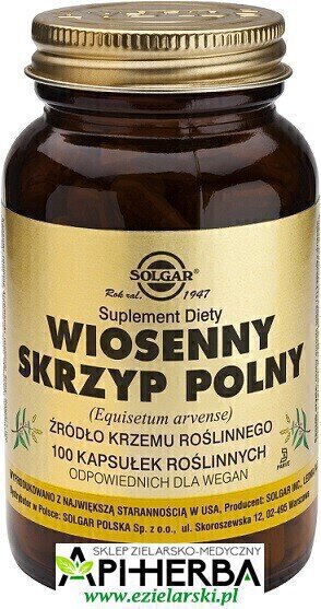 SKRZYP POLNY WIOSENNY 100 kaps. Solgar (1)