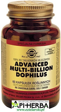 ADVANCED MULTI-BILLION DPHILUS, 60 kaps. Solgar (1)