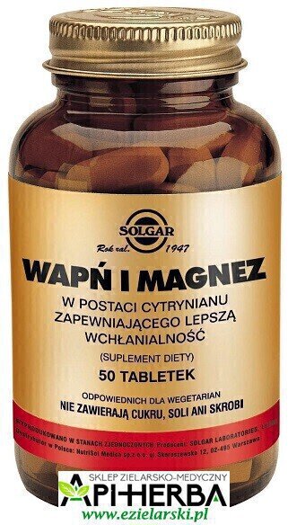WAPŃ i MAGNEZ 50 tabl. Solgar (1)