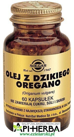 OLEJ Z DZIKIEGO OREGANO, 60 kaps. Solgar (1)