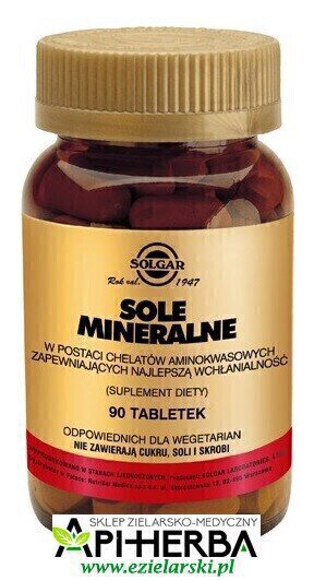 SOLE MINERALNE, 90 tabl. Solgar (1)