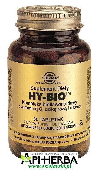 HY-BIO Kompleks, 50 tabl. Solgar (1)