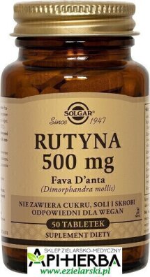 RUTYNA 500 mg, 50 tabl. Solgar