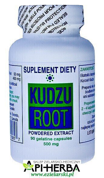 KUDZU ROOT 500 mg, 90 kapsułek (1)