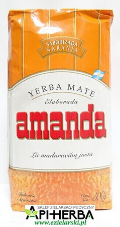 Yerba Mate Amanda pomarańczowa 500g (1)