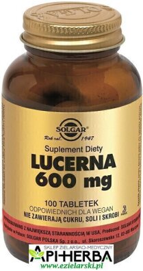 LUCERNA 600 mg. 100 Tabl. Solgar