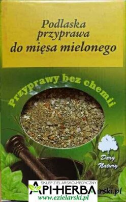 PODLASKA PRZYPRAWA DO MIĘSA MIELONEGO 50g - Dary Natury