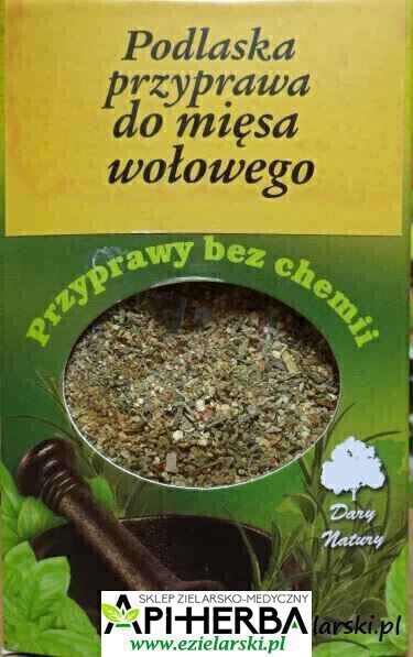 PODLASKA PRZYPRAWA DO MIĘSA WOŁOWEGO 50g - Dary Natury (1)
