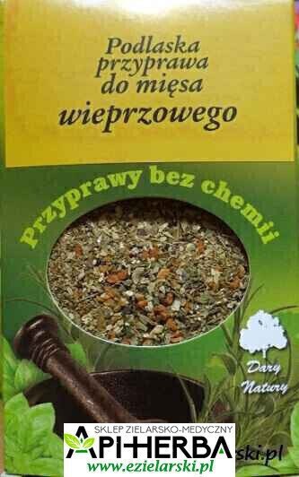 PODLASKA PRZYPRAWA DO MIĘSA WIEPRZOWEGO 50g - Dary Natury (1)