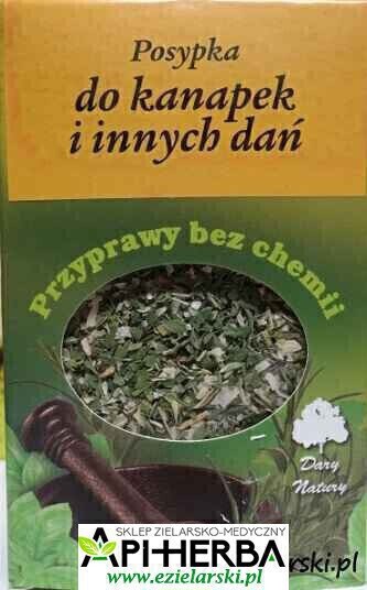 POSYPKA DO KANAPEK I INNYCH DAŃ 40g - Dary Natury (1)
