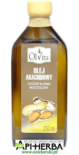 Olej ARACHIDOWY tłoczony na zimno nieoczyszczony 250 ml. (1)