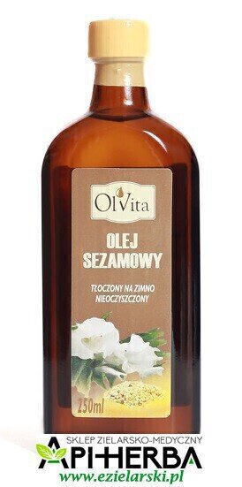 Olej SEZAMOWY tłoczony na zimno nieoczyszczony 250 ml. (1)