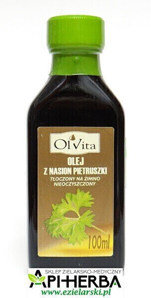 Olej z nasion PIETRUSZKI tłoczony na zimno nieoczyszczony 100 ml. (1)