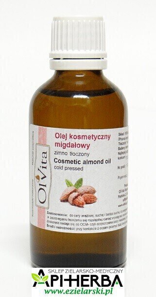 Olej ze słodkich MIGDAŁÓW zimno tłoczony 50 ml. Kosmetyczny (1)