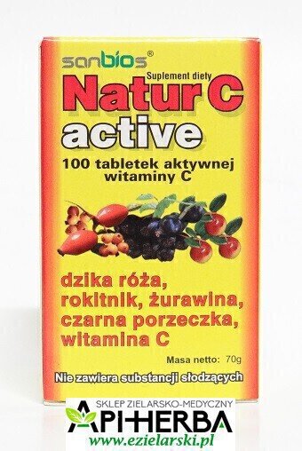 Natur C Active 100 tabletek. Sanbios (1)