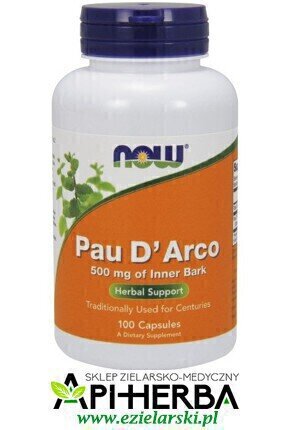 Pau D'Arco 500 mg, 100kaps. NOW Foods (1)
