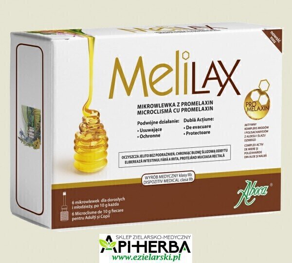Melilax na zaparcia 6 mikrowlewek. Aboca (1)