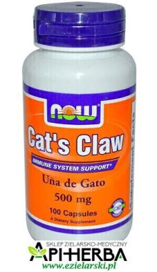 Cat's Claw 500 mg, 250 kaps. Now Foods