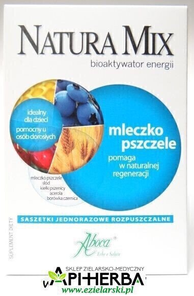NATURA MIX Mleczko Pszczele 20 saszetek po 2,5 g każda - Aboca (1)