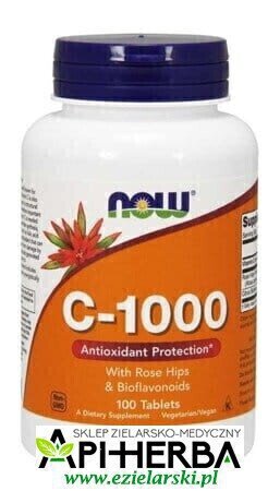 Witamina C-1000. 100 tabletek. Now Foods (1)