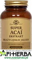 SUPER ACAI ekstrakt z brazylijskiej jagody 50 kapsułek. Solgar