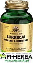 Lukrecja wyciąg z korzenia 60 kapsułek. Solgar (1)