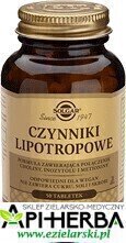 Czynniki lipotropowe 50 tabletek. Solgar (1)