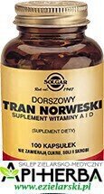 Dorszowy Tran Norweski 100 kaps. SOLGAR (1)