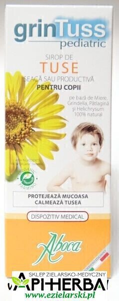 GRINTUSS Pediatric syrop dla dzieci 180g. - Aboca (1)