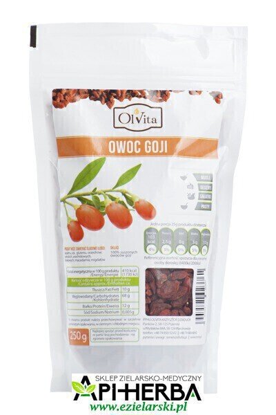 Jagody goji suszone 250 g. Ol'Vita (1)
