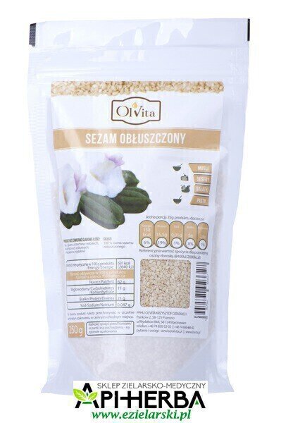 Sezam obłuszczony 250g. Ol'Vita (1)