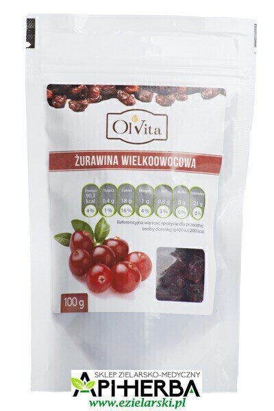 Żurawina wielkoowocowa 100 g. Ol'Vita (1)